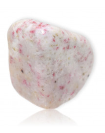 Cinabre sur quartz poli