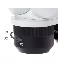 Microscope EDUBLUE 1x/3x crémaillère sans fil et caméra 5 MP incorporée