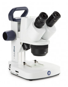 Microscope EDUBLUE 1x/3x crémaillère sans fil et caméra 5 MP incorporée