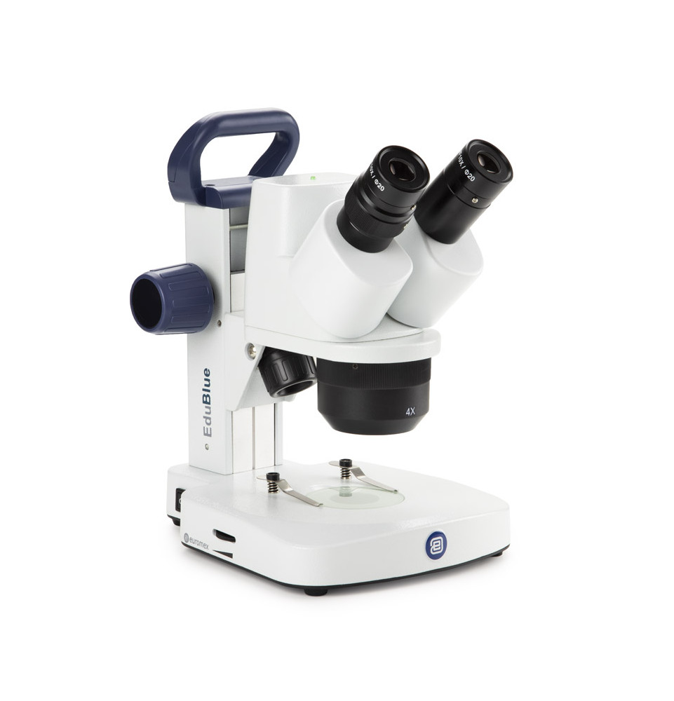 Microscope EDUBLUE 2x/4x crémaillère sans fil et caméra 5 MP incorporée