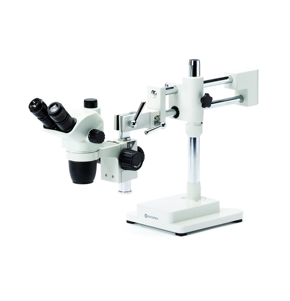 Stéréomicroscope trinoculaire Zoom avec bras déporté double type B