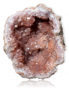 Géode Quartz rose