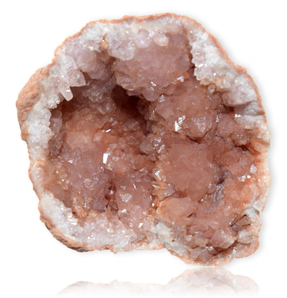 Géode Quartz rose