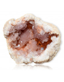 Géode Quartz rose