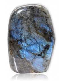 Bloc poli de labradorite