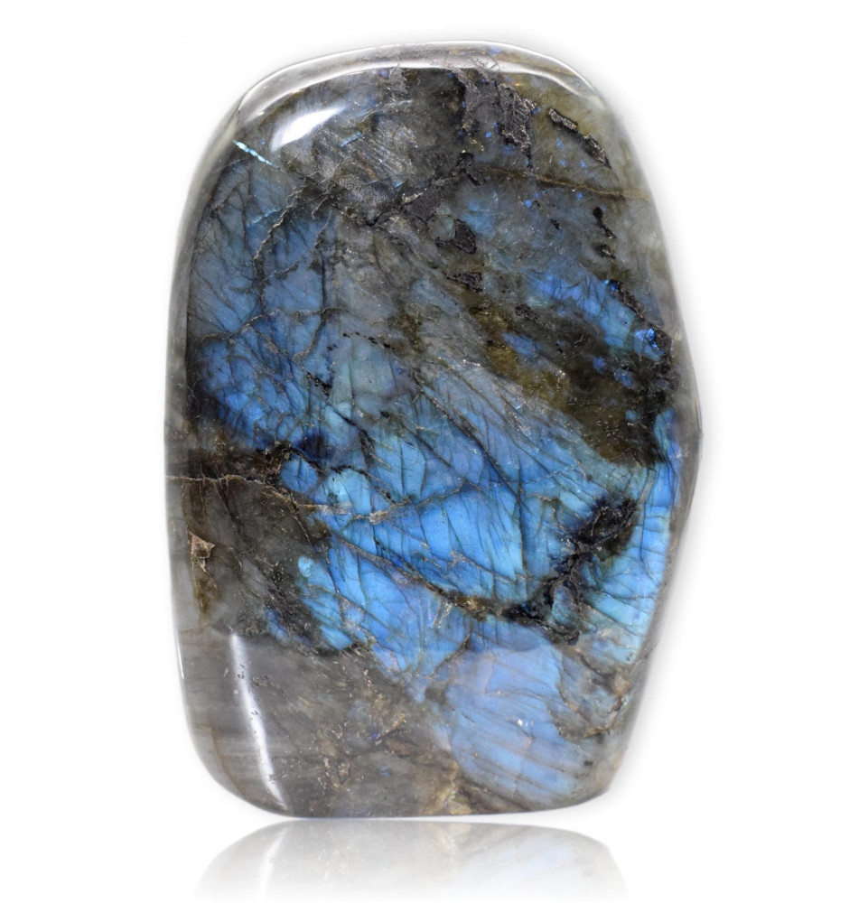 Bloc poli de labradorite