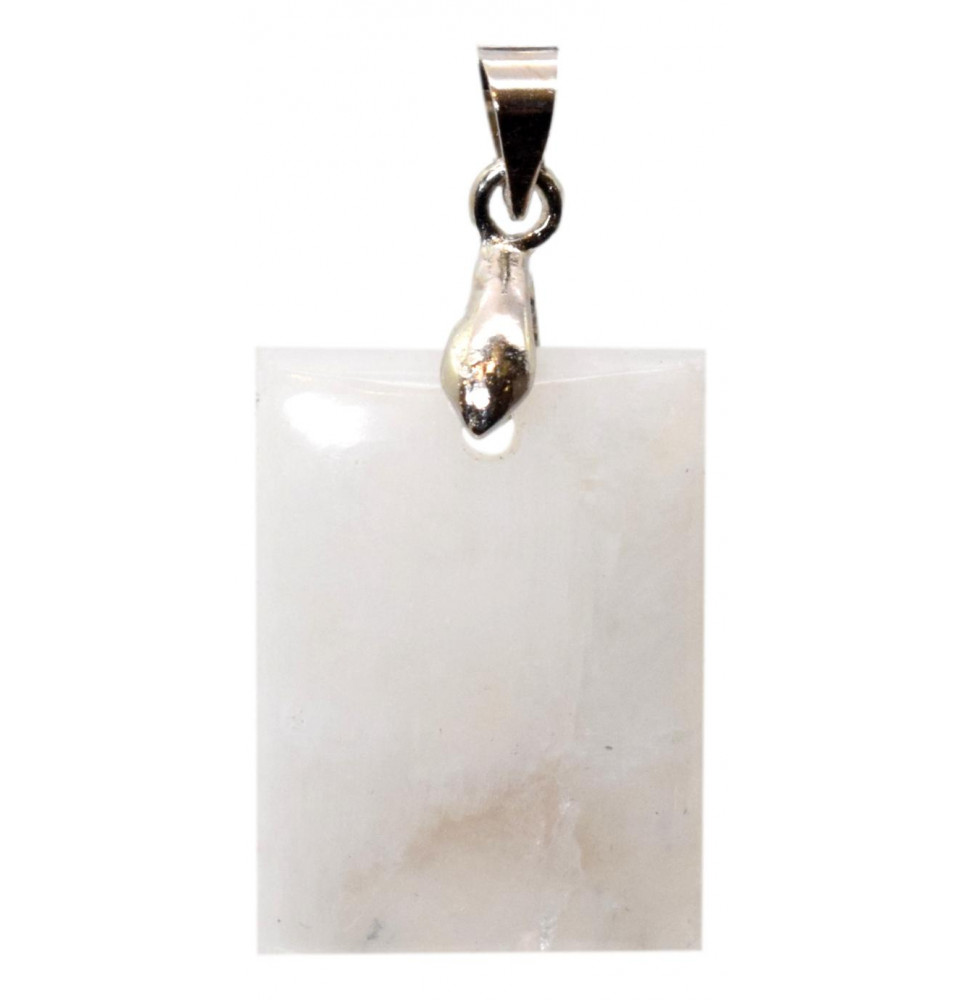 Pendentif Pierre de lune blanche