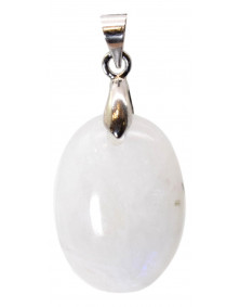 Pendentif Pierre de lune blanche