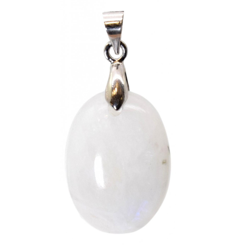 Pendentif Pierre de lune blanche