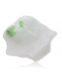 Spinelle verte sur marbre