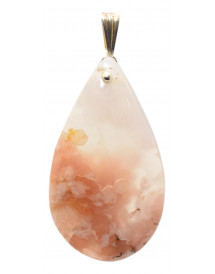 Pendentif Agate fleur
