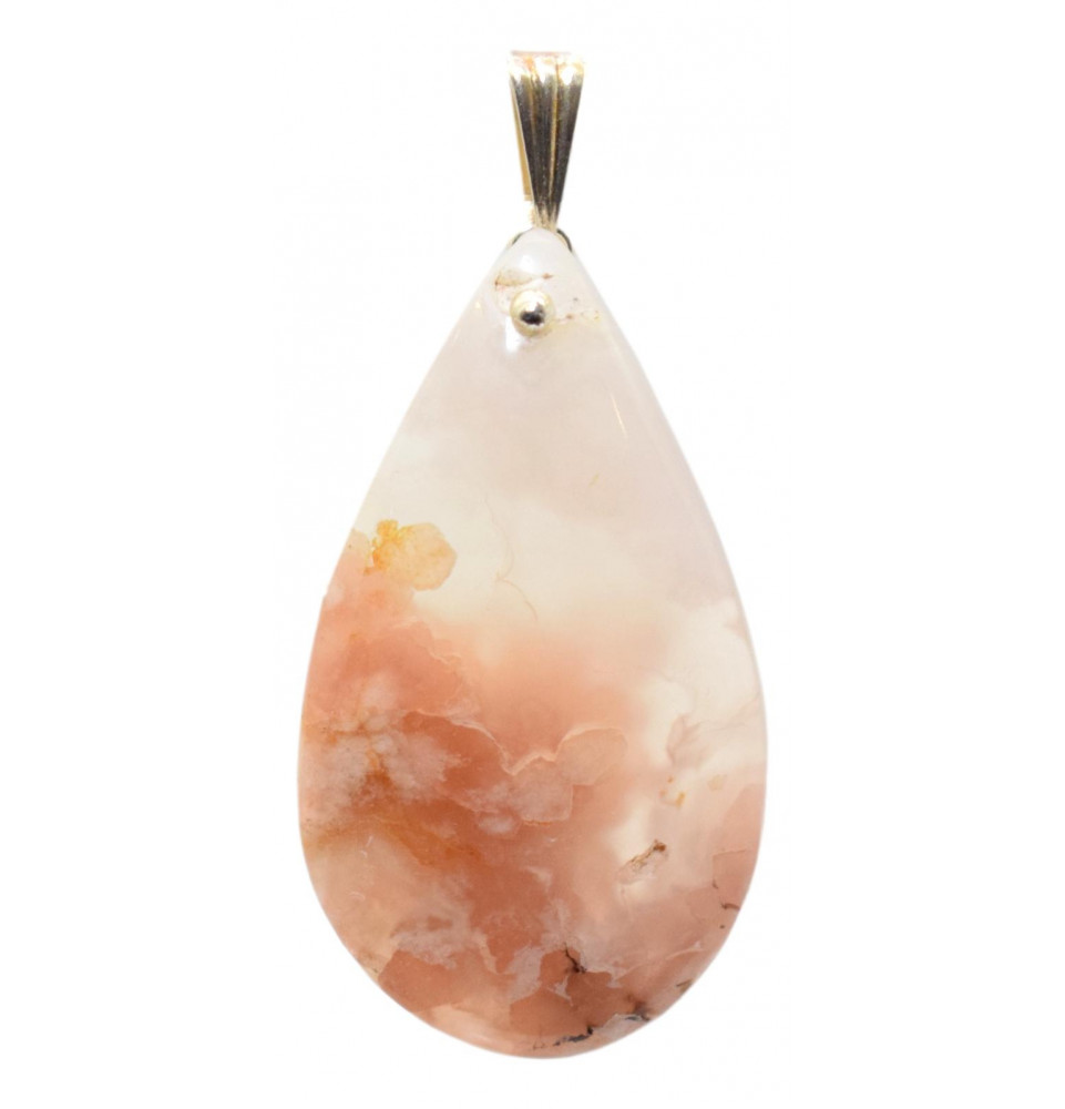 Pendentif Agate Fleur