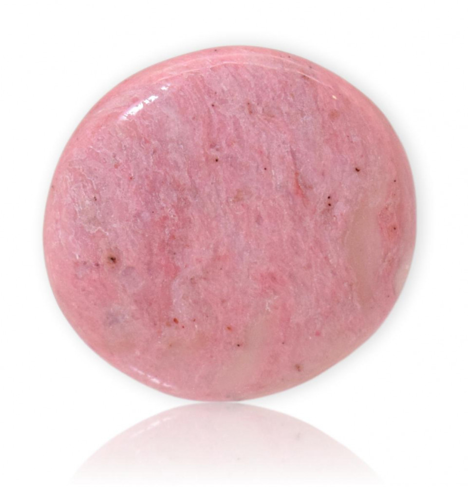 Galet plat Rhodonite