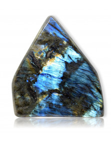 Bloc de Labradorite poli