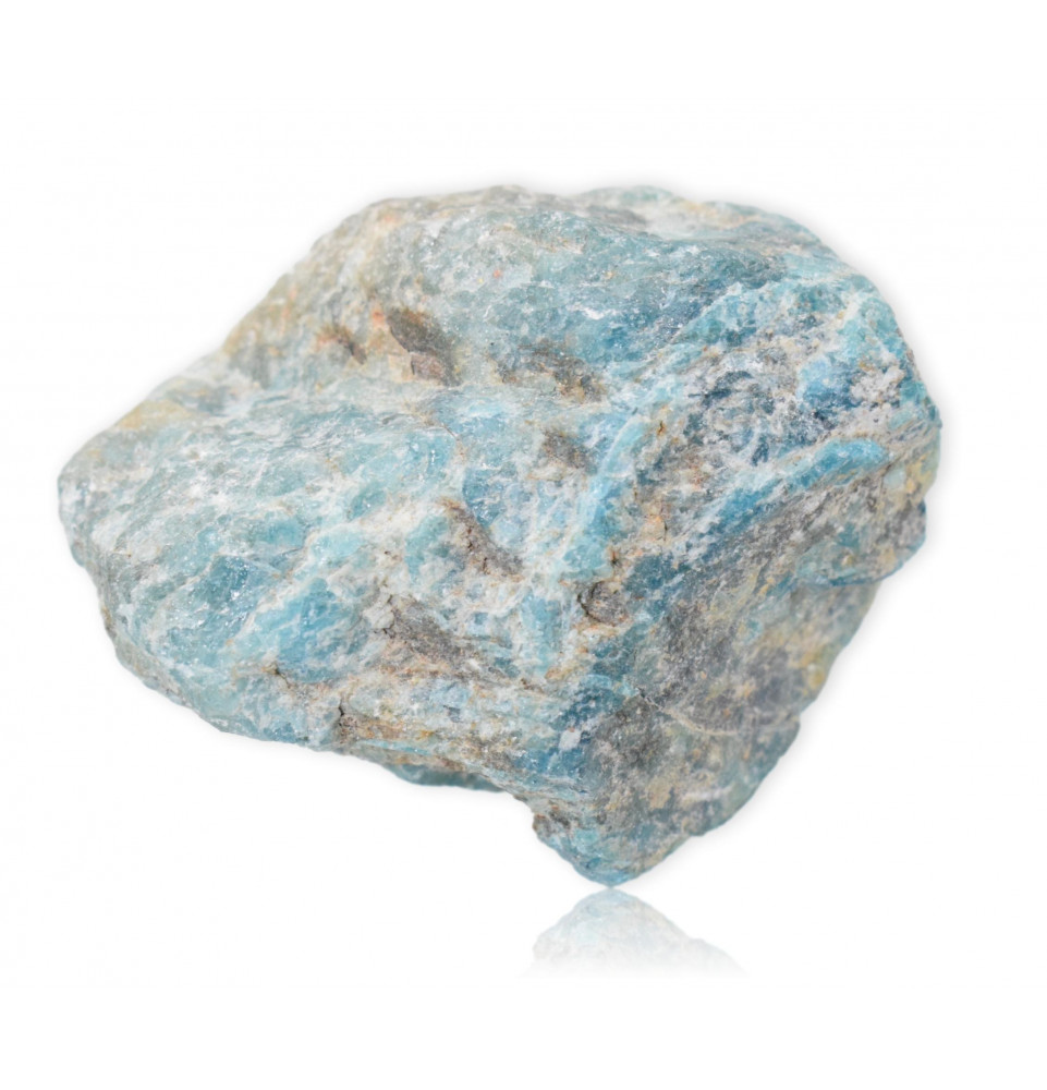 Apatite bleue brute