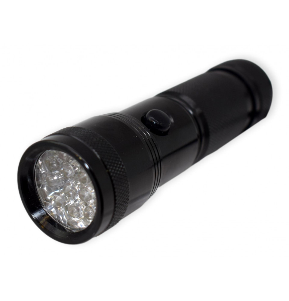 Lampe torche avec 12 LED UV ondes longues