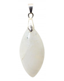 Pendentif Pierre de lune blanche