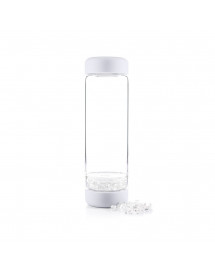 Bouteille INU! Clear Quartz | Cloud White