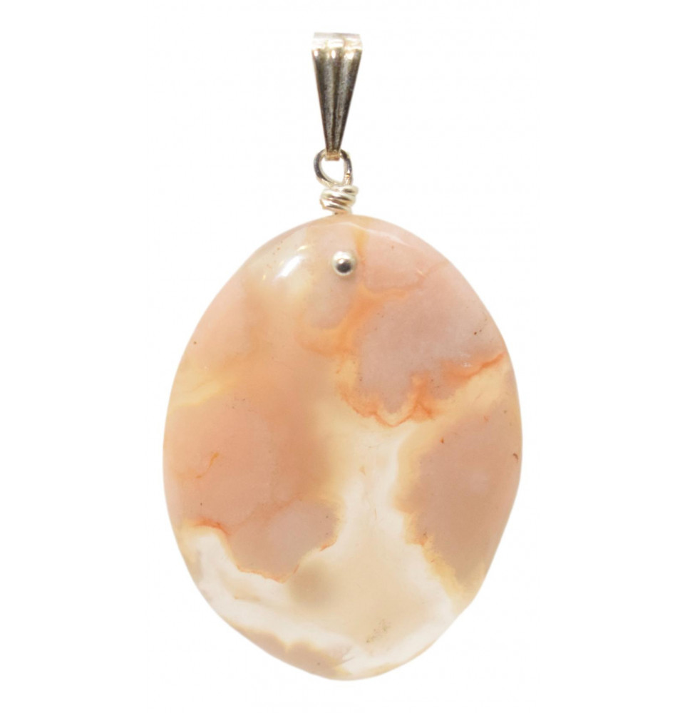 Pendentif Agate Fleur