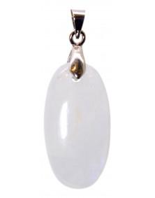 Pendentif Pierre de lune blanche