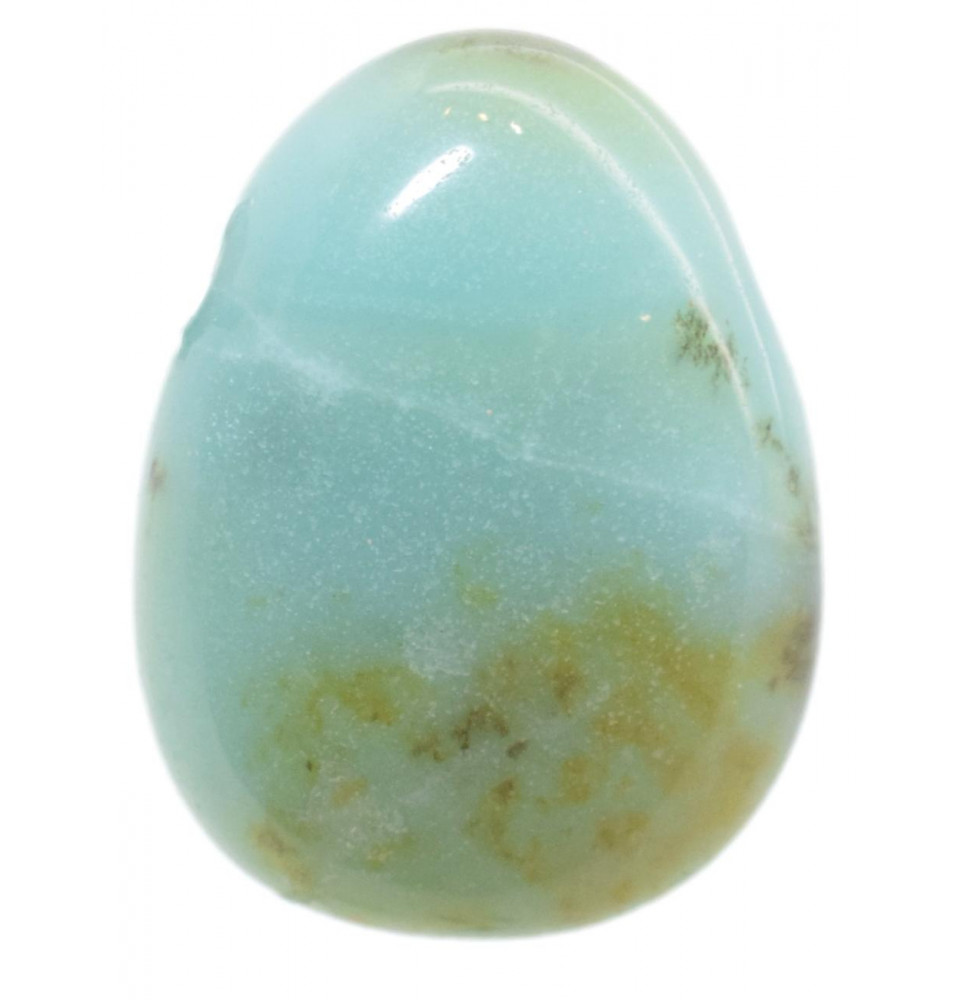 Pendentif Opale bleue pour lacet