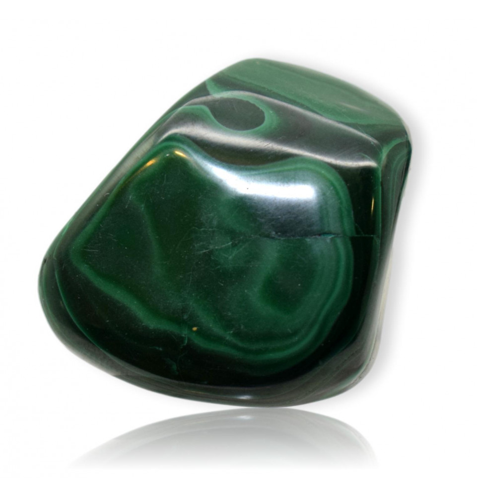 Malachite polie