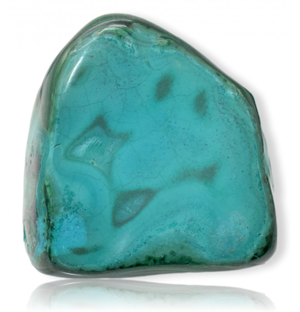 Malachite Chrysocolle polie