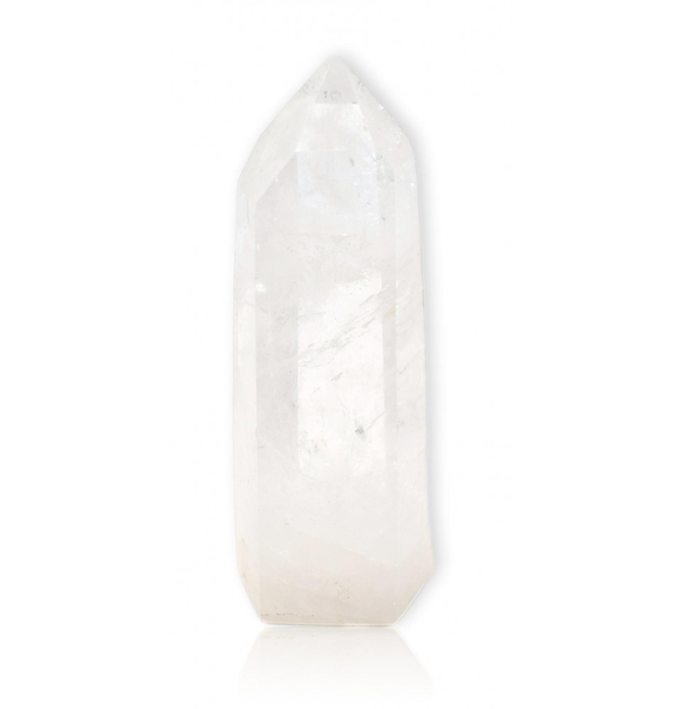 Quartz fantome poli en pointe