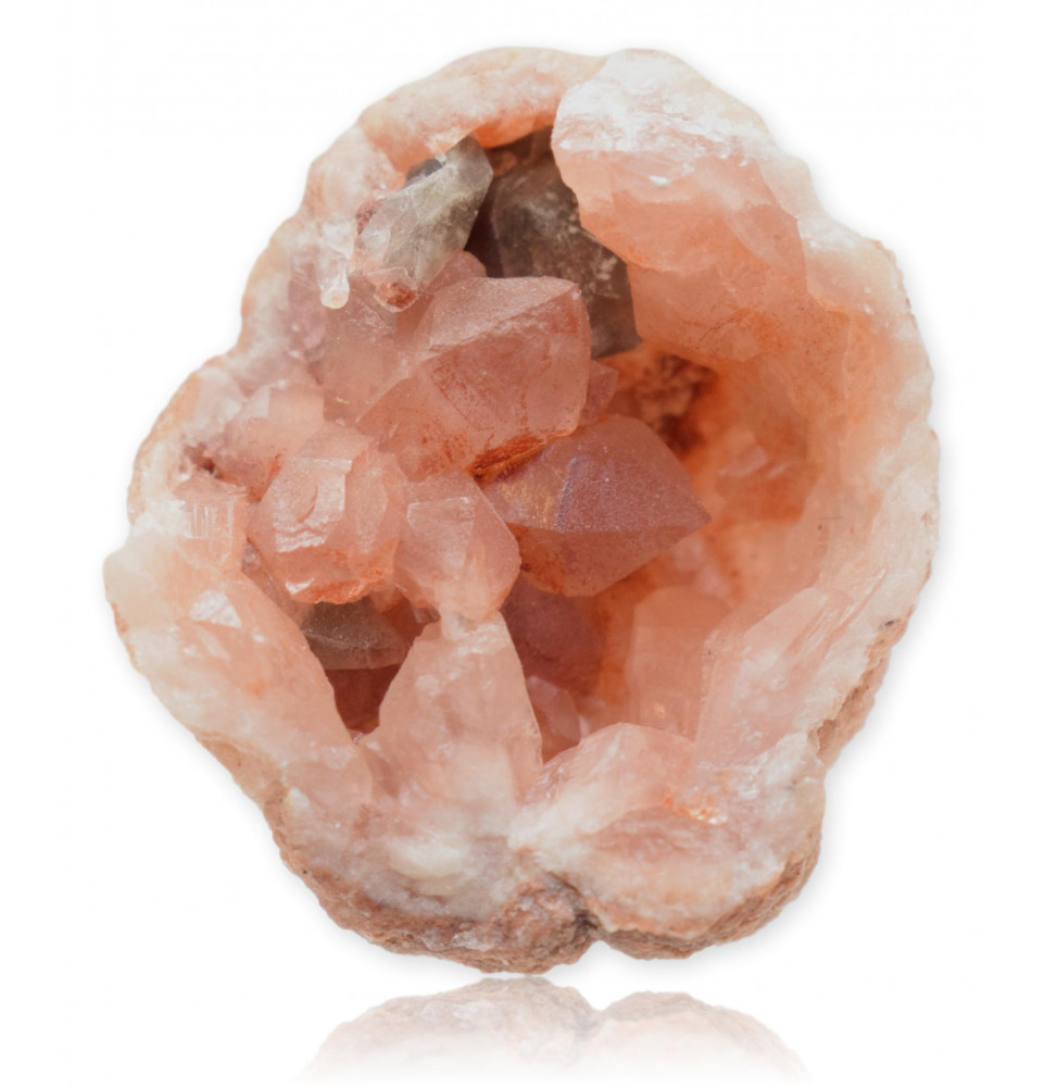 Géode Quartz rose