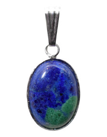 Pendentif Azurite Malachite