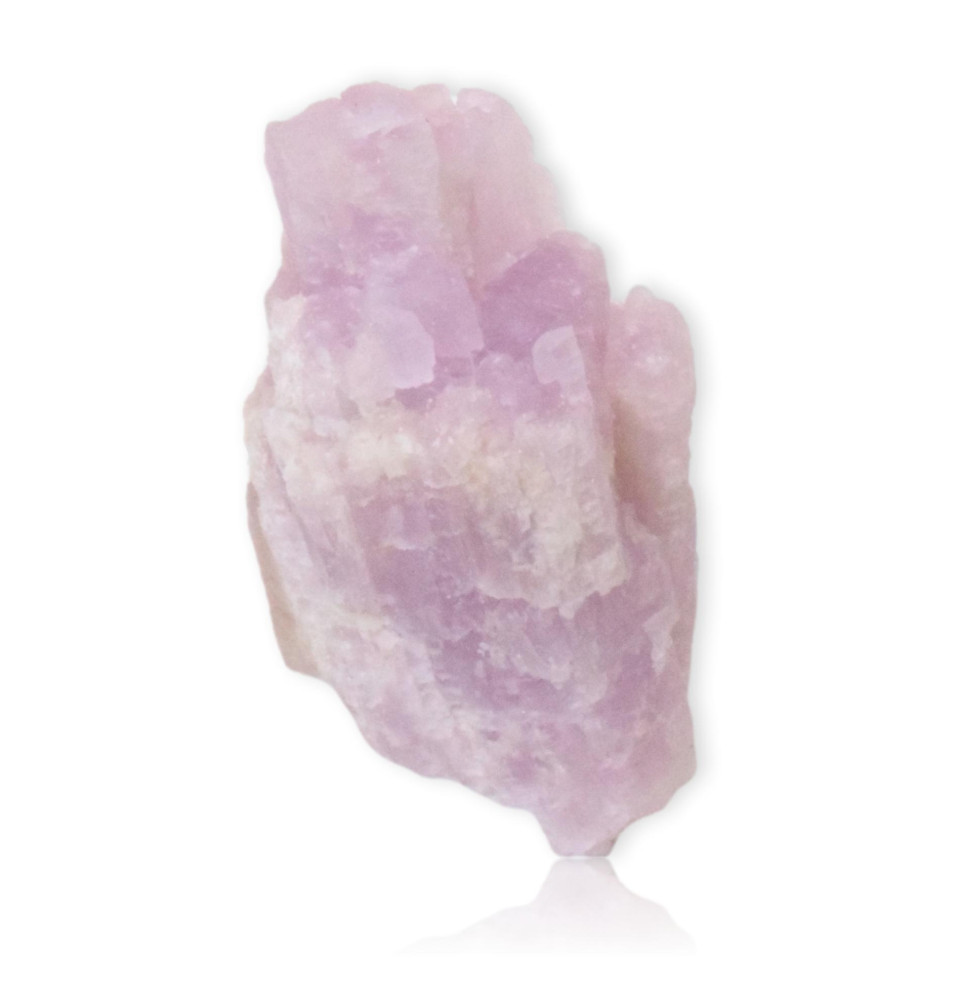 Un cristal de Kunzite brute