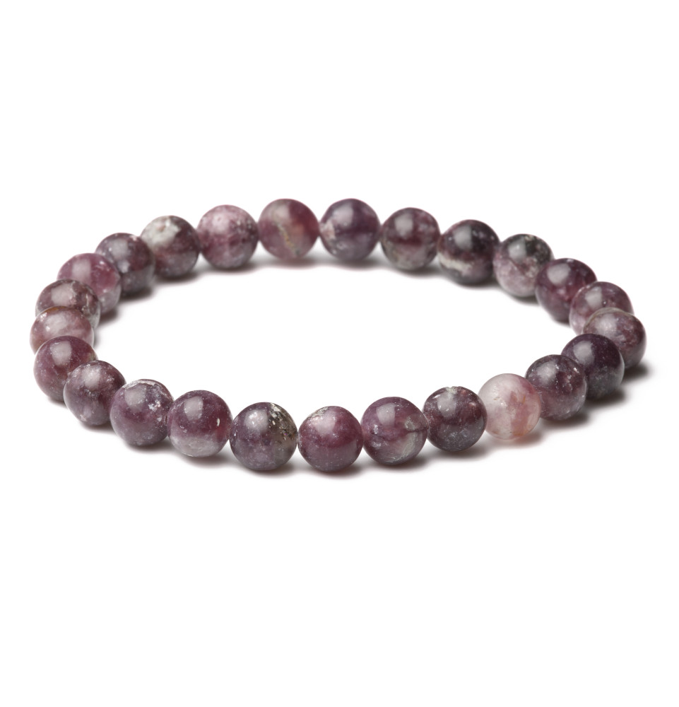 Bracelet en Lépidolite qualité A