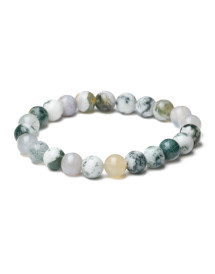 Bracelet en Agate mousse