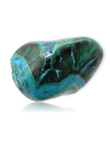 Malachite chrysocolle polie