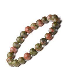 Bracelet en Unakite Epidote