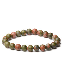 Bracelet en Unakite Epidote