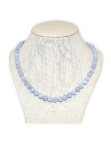 Collier en Calcedoine