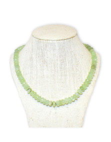 Collier en Prehnite