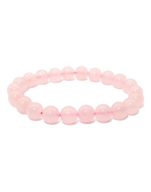 Bracelet en Quartz rose