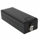 Grande boite a plis en simili-cuir noir