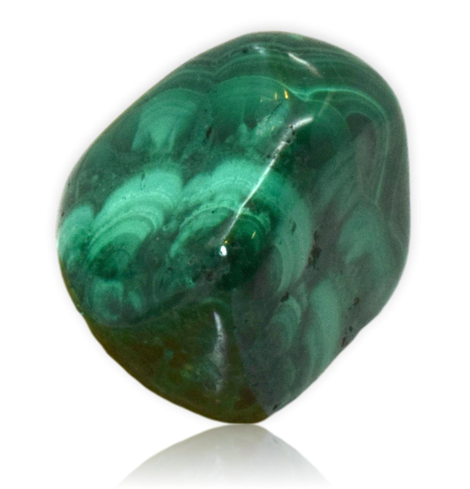 Malachite polie