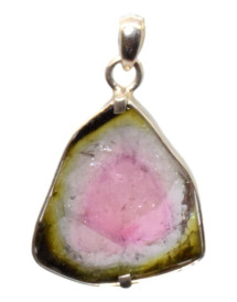Pendentif Tourmaline melon d'eau