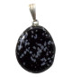 Pendentif obsidienne mouchetée