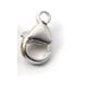 Fermoir menottes en argent, 10 pièces