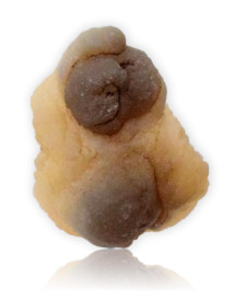 Calcédoine noire Botryoïdale