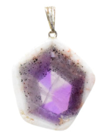 Pendentif Améthyste trapiche