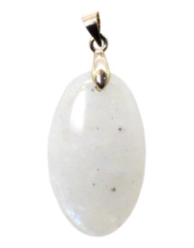 Pendentif Pierre de lune blanche