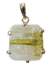 Pendentif Quartz tourmaline
