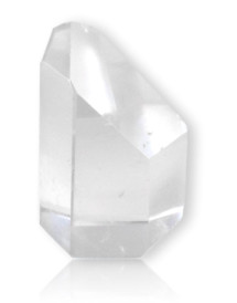 Cristal de roche poli en pointe