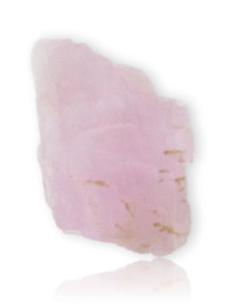 Un cristal de Kunzite brute